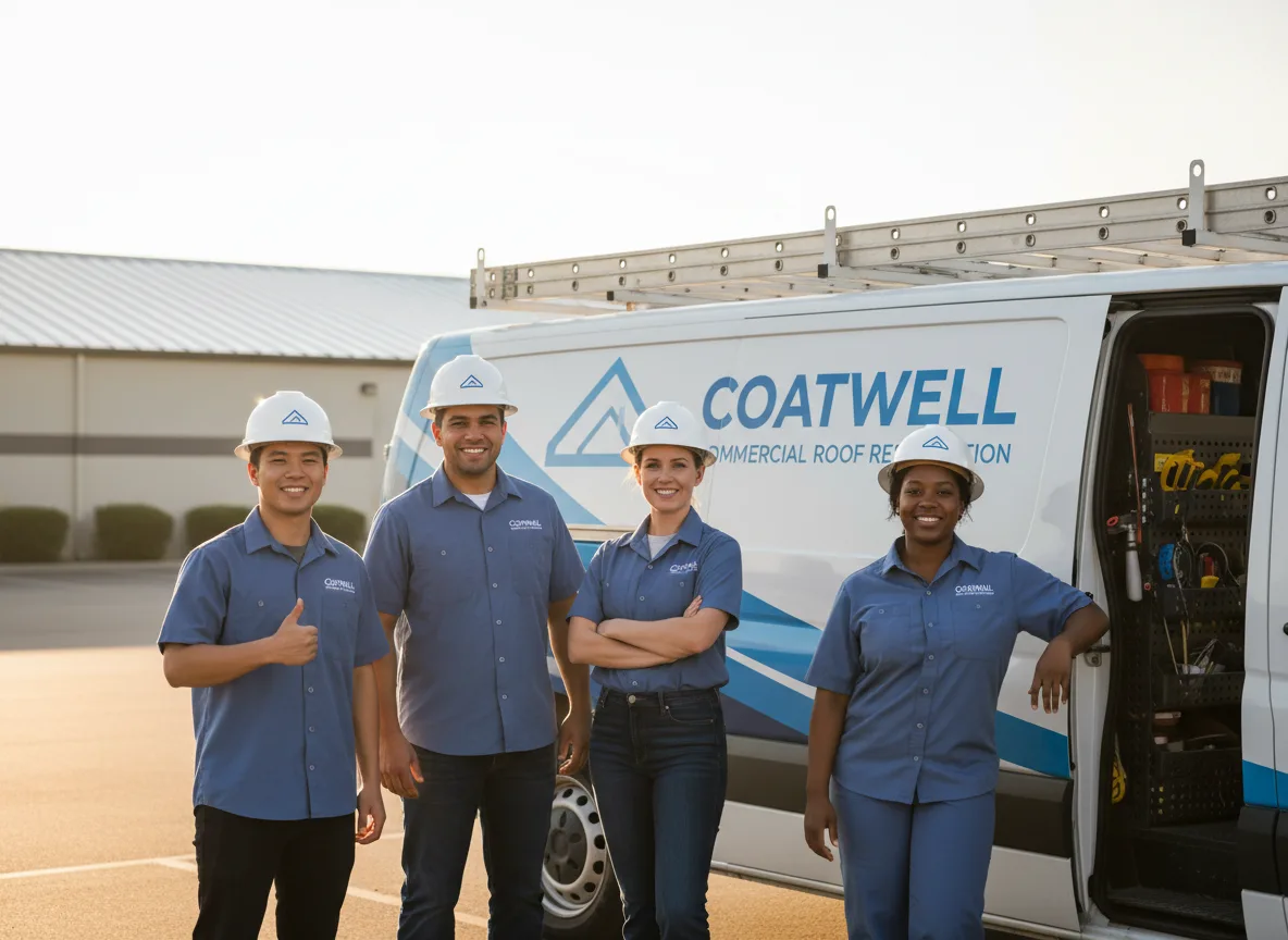 Commercial roof coating company in Terril, IA